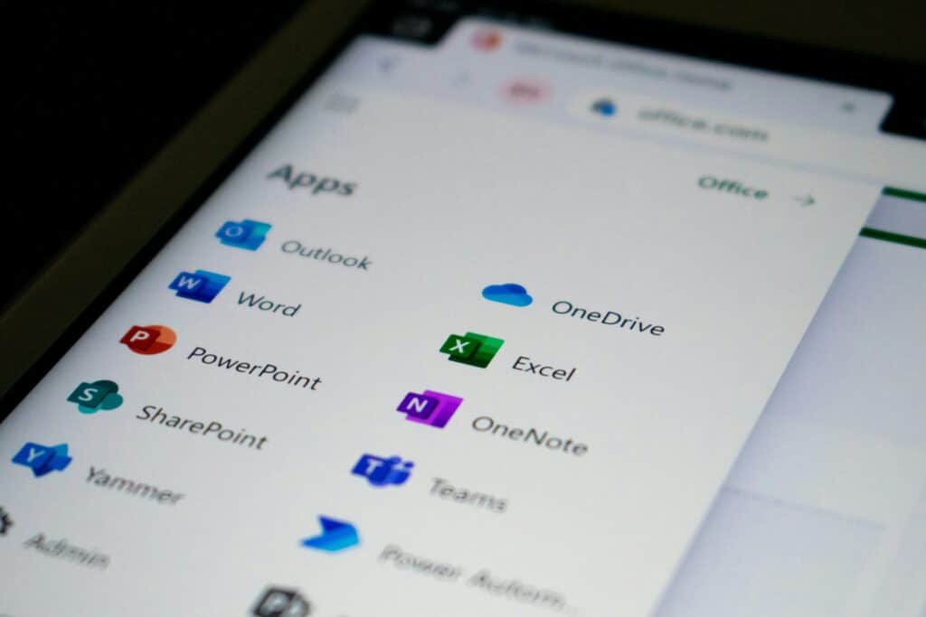 Microsoft 365 apps.